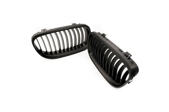 Kappe Für Motorabdeckung Monochrome Schwarze Matt Für BMW 3 E90 Facelift 51137157275