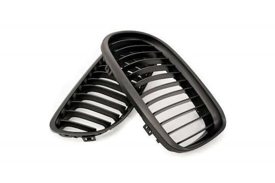 Kappe Für Motorabdeckung Monochrome Schwarze Matt Für BMW 3 E90 Facelift 51137157275