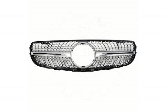 Маска Радиатор Сребърно Диамант Mercedes GLC W253 2015-2019 A2538880100