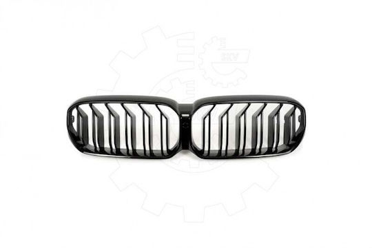 BMW Ψυγείου Μάσκα 5 G30 Facelift Σετ Αριστερή Ή Δεξιά Διπλή Γρίλια Μαύρη Γυαλιστερή 5113185178