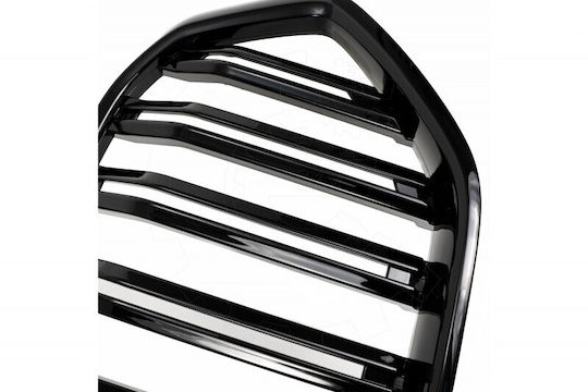 Mască Radiator BMW X6 G06 Set Stânga Sau Dreapta Dublă Bandă Neagră Lucioasă 51138745303