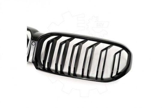 BMW Ψυγείου Μάσκα 5 G30 Facelift Σετ Αριστερή Ή Δεξιά Διπλή Γρίλια Μαύρη Γυαλιστερή 5113185178