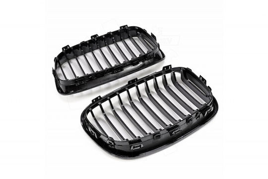 BMW F20 Radiator Mask Set Left or Right Single Grille Glossy Black