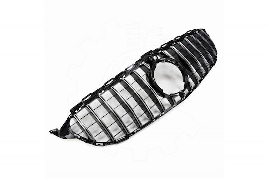 Gtr Radiator Mask Silver Position Camera for Mercedes C-Class W205 Facelift 2019-Present