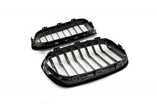 Capac Motor Decorativ Bandă Unică Neagră Lucioasă BMW 1 F20 Facelift 51712357461