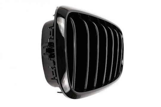 Mască Radiator BMW X5 F15 Set Stângă Sau Dreaptă Bandă Unică Neagră Lucioasă 51712334708