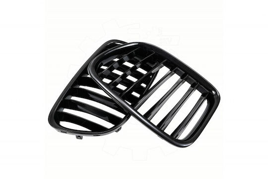 Full Radiator Mask Left or Right Single Black Glossy Bmw X1 E84