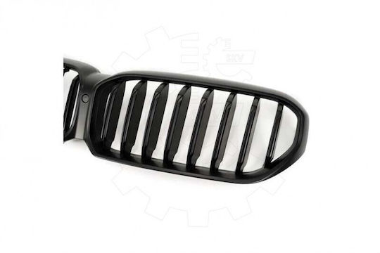 Μάσκα Ψυγείου Bmw 5 G30 Facelift Σετ Αριστερή Ή Δεξιά Μονή Λωρίδα Μαύρο Ματ 5113185178