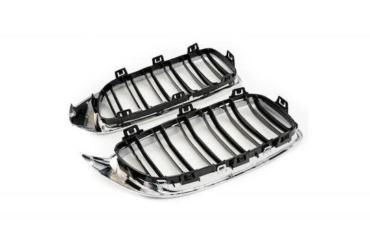 Capotă Motor Dublă Bandă Negru Crom BMW 4 F32 51712336813