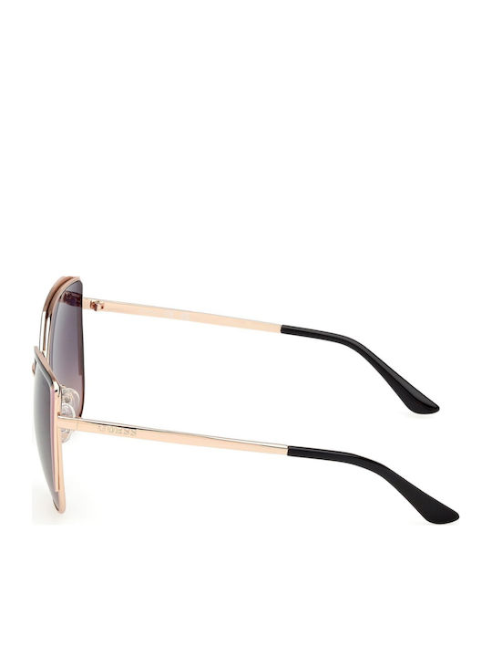 Guess Unisex Ochelari de soare cu Roz Cadru și Roz Lentilă