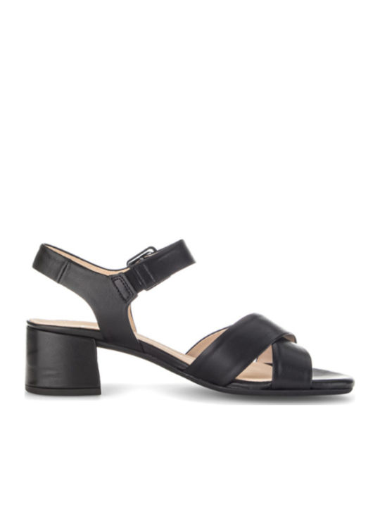 Sandale Elegante Damă Anatomici Negre Din Piele