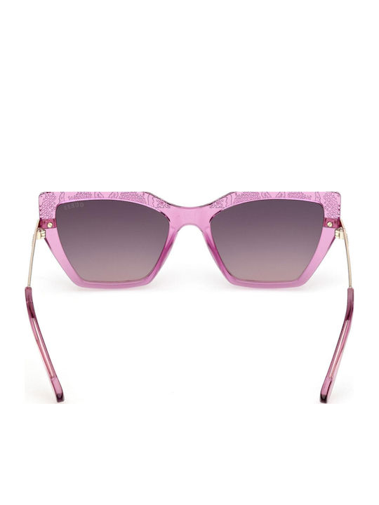 Guess Ochelari De Soare Pentru Femei Cu Ramă Violet Și Lentile Gri Degrade GU00216 81B