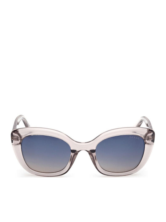 Guess Guess Women's Sunglasses with Black Horn-Rimmed Frame and Blue Gradient Lenses GU00196 20W