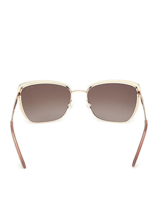 Guess Women's Sunglasses with Burgundy Frame and Brown Gradient Lens GU00218 59F