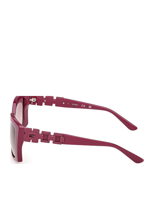 Guess Feminini Ochelari de soare cu Burgundy Cadru și Burgundy Degrade Lentilă GU00265-H 81T
