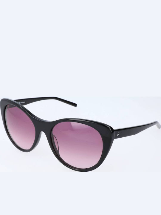 Rodenstock Women Sunglasses with Black Frame and Purple Lens R3265 A