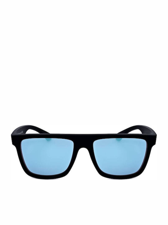 Lotto Unisex Sunglasses with Black Frame and Light Blue Lens LS1020
