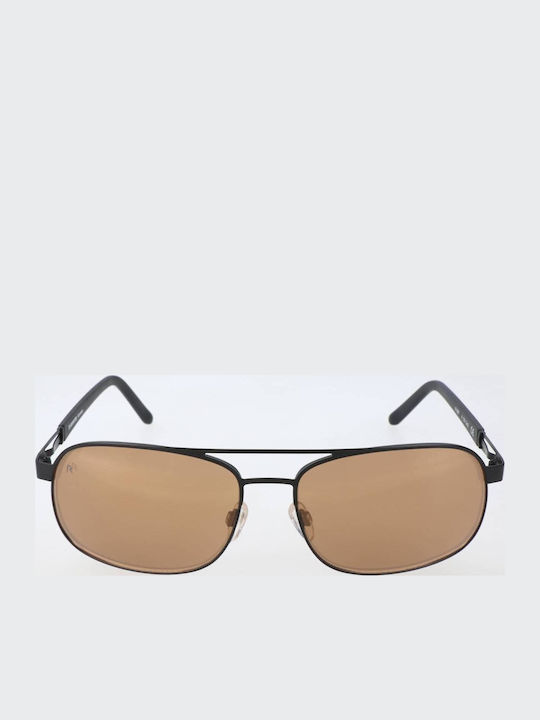 Rodenstock Unisex Γυαλιά Ηλίου με Μαύρο Σκελετό και Καφέ Φακό R1397 A