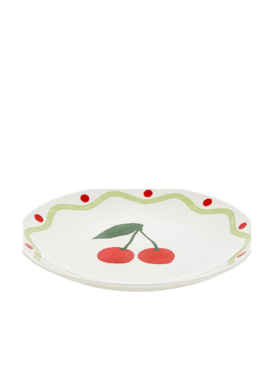 Fruit Plate Ø19 S-d Fruity Cherry 212332a Ø19 Porcelain