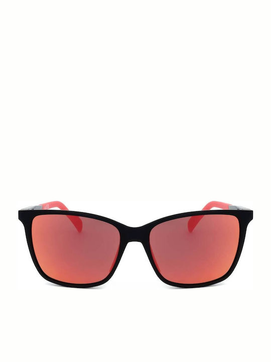 adidas Sport Asp Unisex Sunglasses with Black Frame and Red Lens SP0059 02L