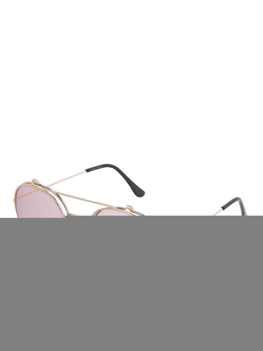 Jack & Jones Sonnenbrillen mit Lila Rahmen und Rosa Linse 12228803