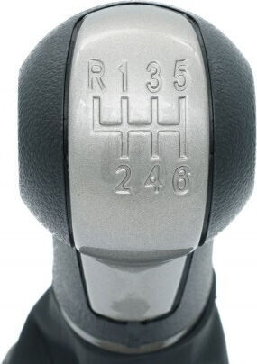 SKV Auto Schaltknopf Tasche Seat Altea Leon Toledo 1p0711113aj 6b Grau Matt Silber Rahmen 1p0711113aj