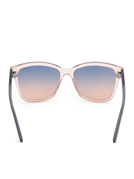 Guess Damen Sonnenbrille mit Rosa Kunststoff Gestell und Blau Verlaufsfarbe Linse GU7823 57W