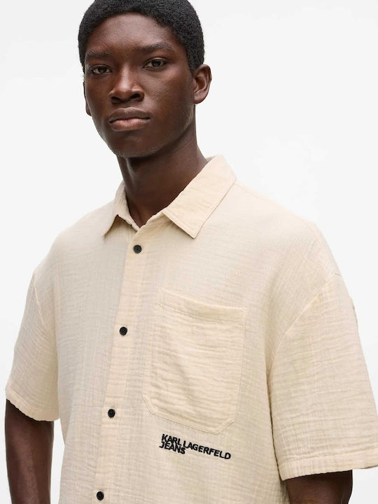 Short Sleeve Shirt Ecru