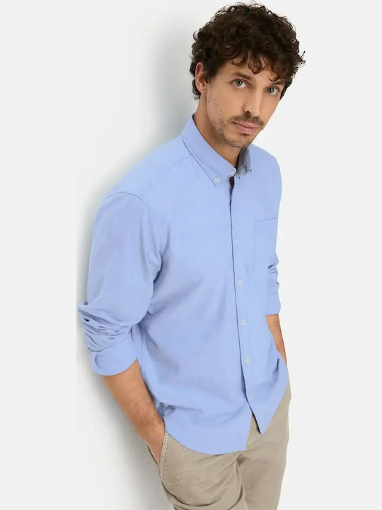 Short Sleeve Shirt in Regular Fit Blue