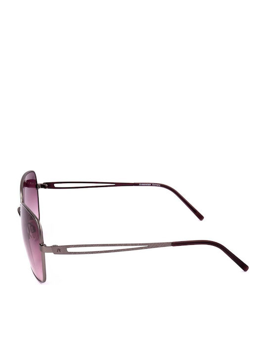 Rodenstock Γυναικεία Γυαλιά Ηλίου με Ασημί Μεταλλικό Σκελετό και Ντεγκραντέ Φακό R1419 D