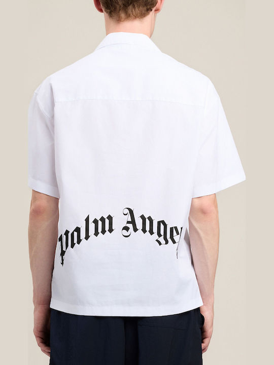 Palm Angels Short Sleeve Shirt White