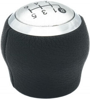 Toyota Auris Avensis Corolla Rav4 Yaris 6b Chrome Silver Matte Leather Shift Knob