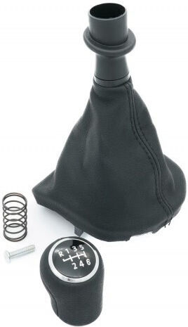 Vw Multivan V Transporter V Schaltknopf mit LED-Licht Schwarz Chrom Leder