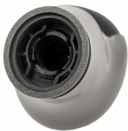 Honda Civic Viii Black and Silver Car Shift Knob