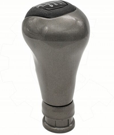 Honda Civic Viii Black and Silver Car Shift Knob