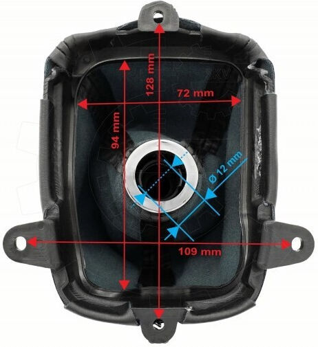 Car Shift Knob Cover Accord Viii Black 6 Speeds