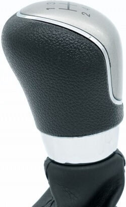 Ford Fiesta and Focus Gear Shift Knob Silver Chrome Frame