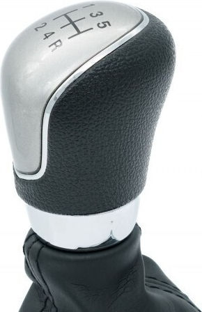 Ford Fiesta and Focus Gear Shift Knob Silver Chrome Frame