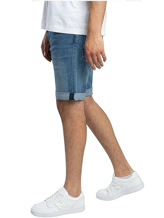 Men's Gray Denim Shorts