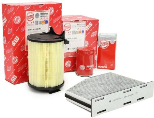 Set Car Air Filters for A3 Altea Leon Toledo III Octavia II Caddy III Vag078115561K