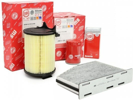 Set Car Air Filters for A3 Altea Leon Toledo III Octavia II Caddy III Vag078115561K