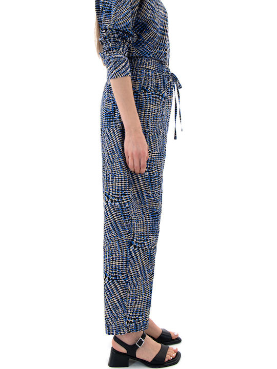 Damen Hochgebirge Stoff Hose Schwarz