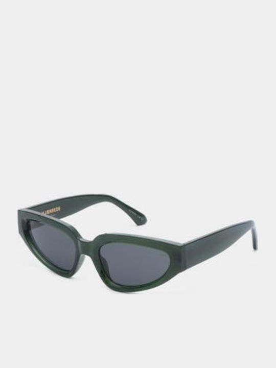 A.Kjaerbede Unisex Sunglasses with Green Frame and Black Lens KL2501-006