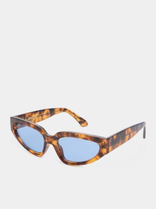 A.Kjaerbede Unisex Sunglasses With Brown Tartaruga Frame KL2501-007