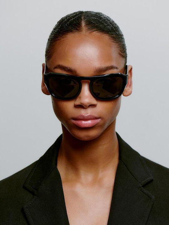 A.Kjaerbede Unisex Sonnenbrillen mit Schwarzem Rahmen