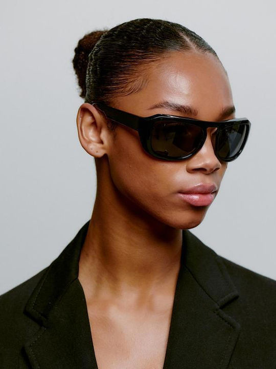A.Kjaerbede Unisex Sonnenbrillen mit Schwarzem Rahmen