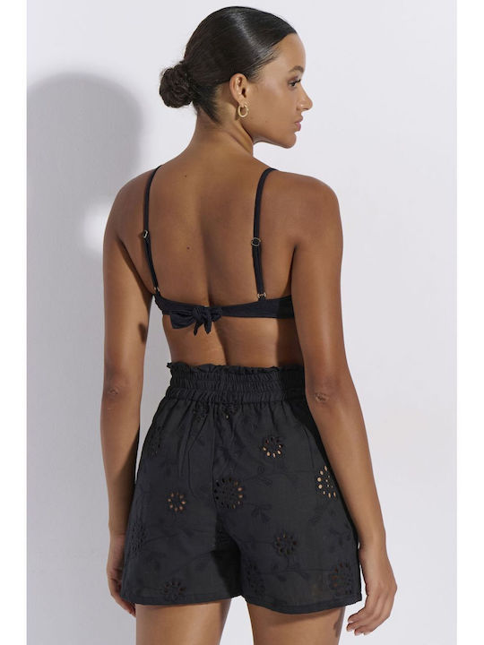 Jeannette Lingerie Summer Women's Pyjama Set Black