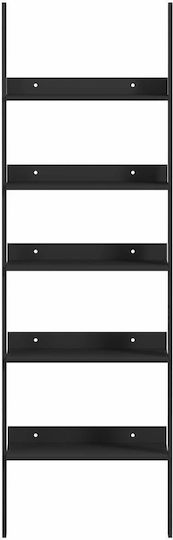 Gambimauro Black Bookcase 61x32.5x189cm