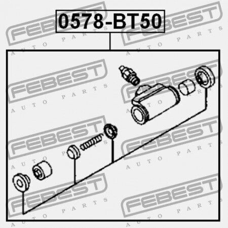 Κύλινδρος Ham Πίσω Mazda Bt-50 Un 2006-2008 Eu Ur58-26-610