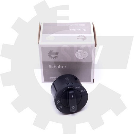 Διακόπτης Φώτων Vw Caddy Iii Eos Golf V Jetta Iii Passat Touran 1k0941431bn Μαύρος Λειτουργία Auto 10 Ακίδων 1k0941431bn